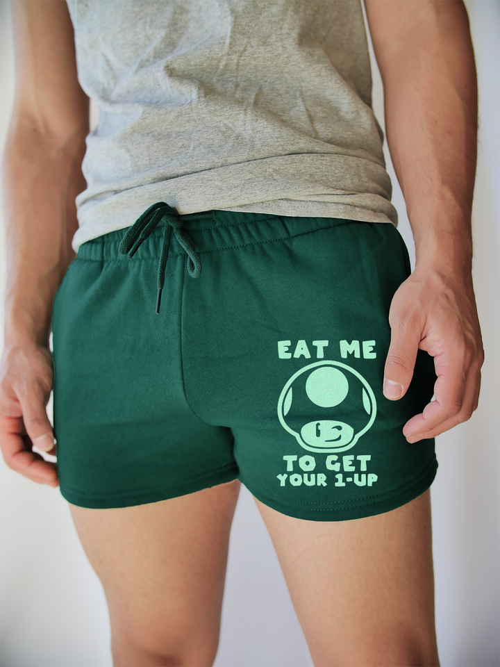 Green Mushroom Sweatshorts v2