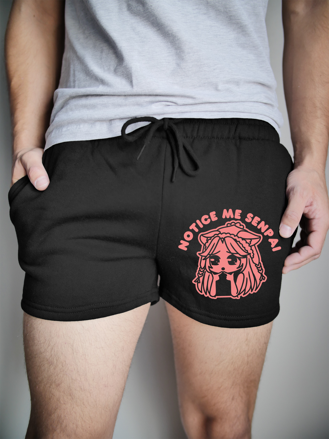 Notice Me Senpai Sweatshorts v2