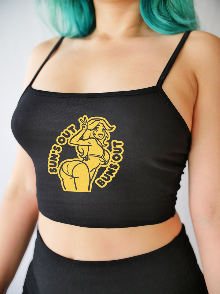 Suns Out Buns Out Crop Top