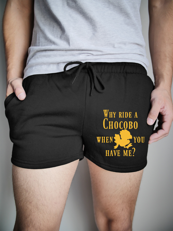 Why Ride A Chocobo Sweatshorts v2