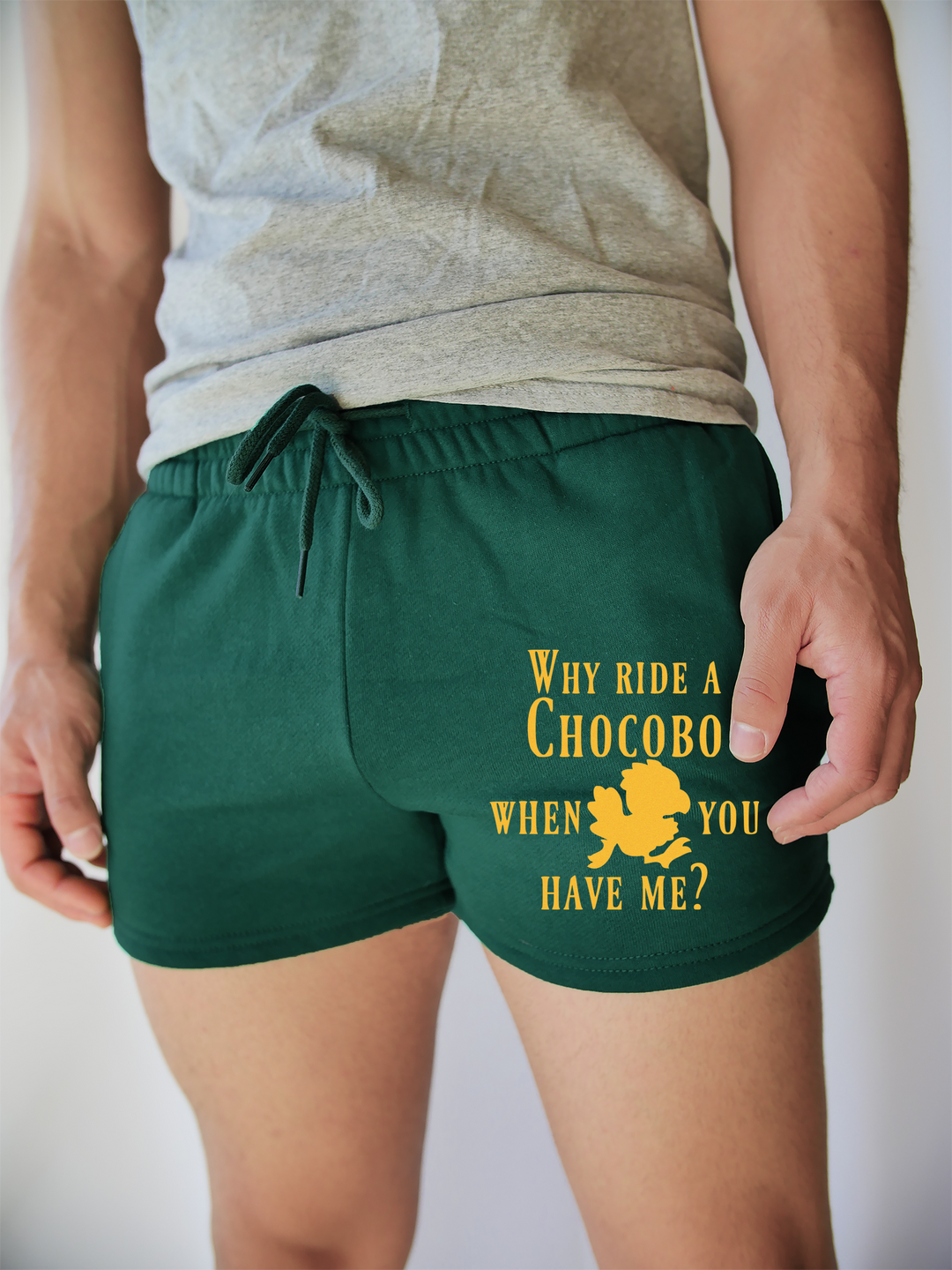 Why Ride A Chocobo Sweatshorts v2