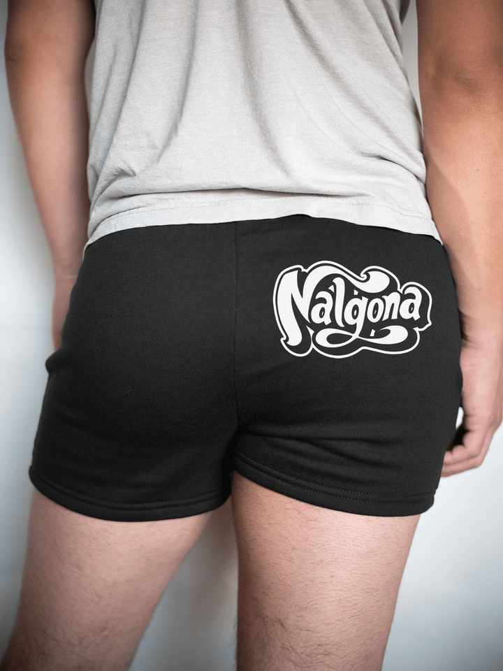 PixelThat Punderwear Shorts Black / S / Back Nalgona Gym Shorts