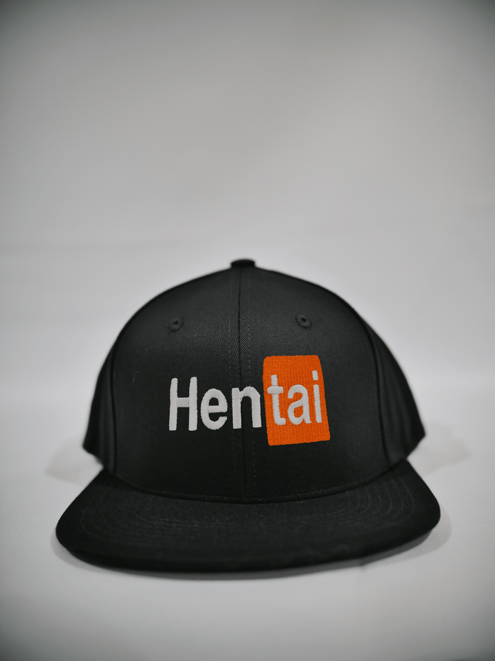 PixelThat Hats Black Hentai Snapback Hat