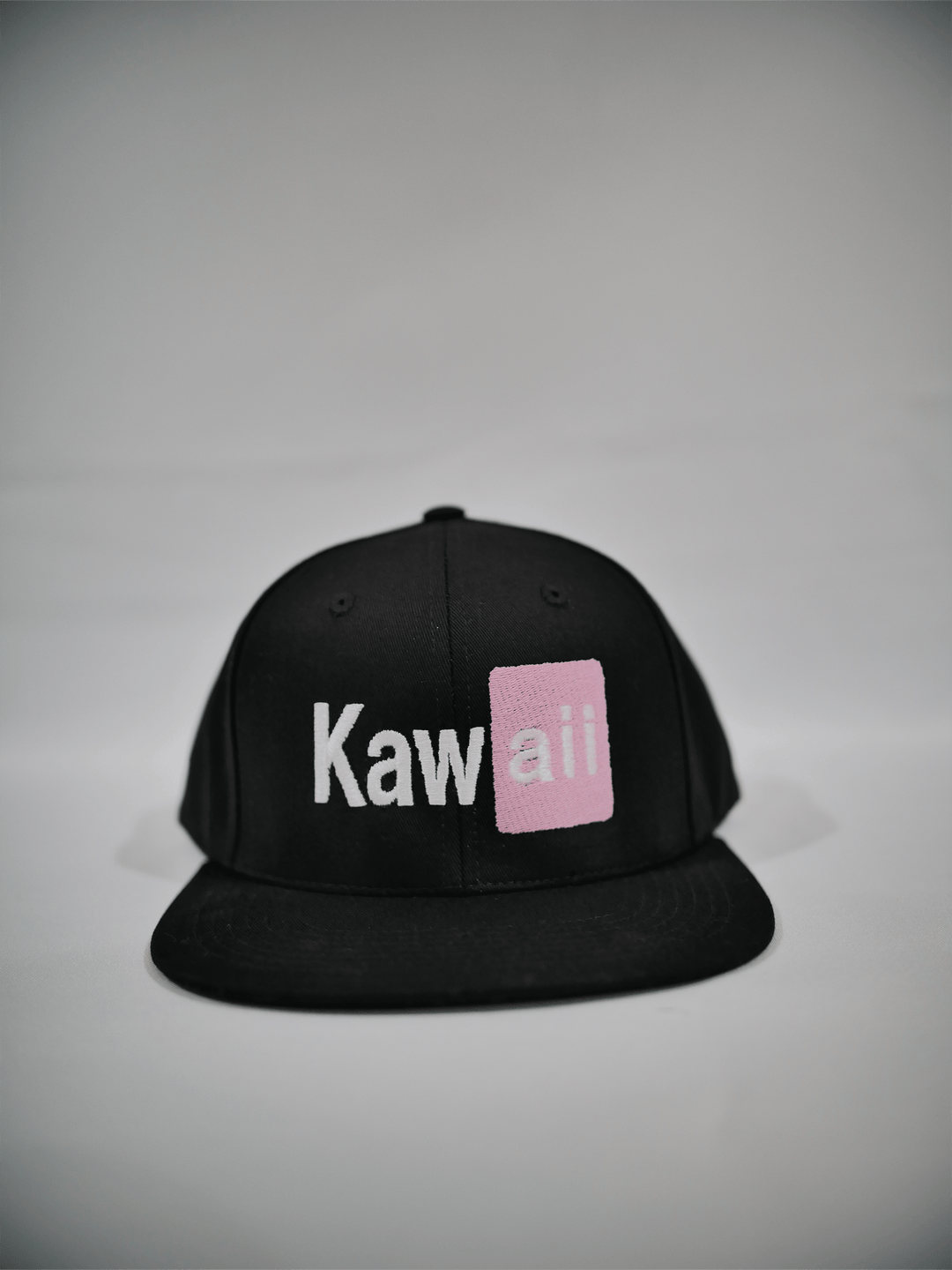 PixelThat Hats Black Kawaii Snapback Hat