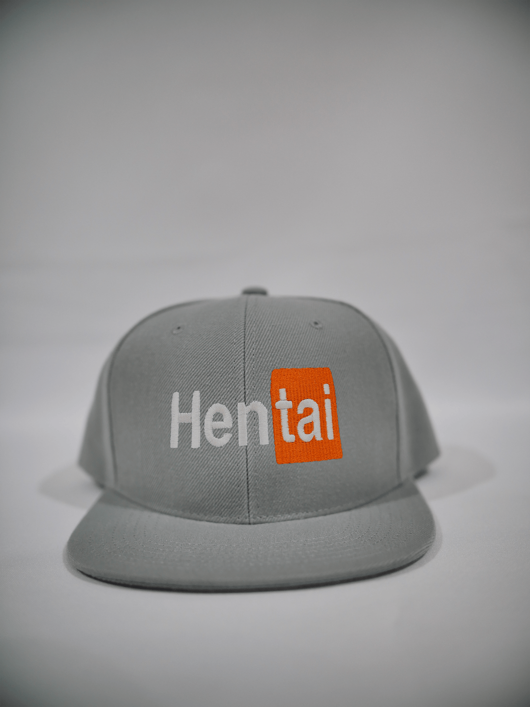 PixelThat Hats Gray Hentai Snapback Hat