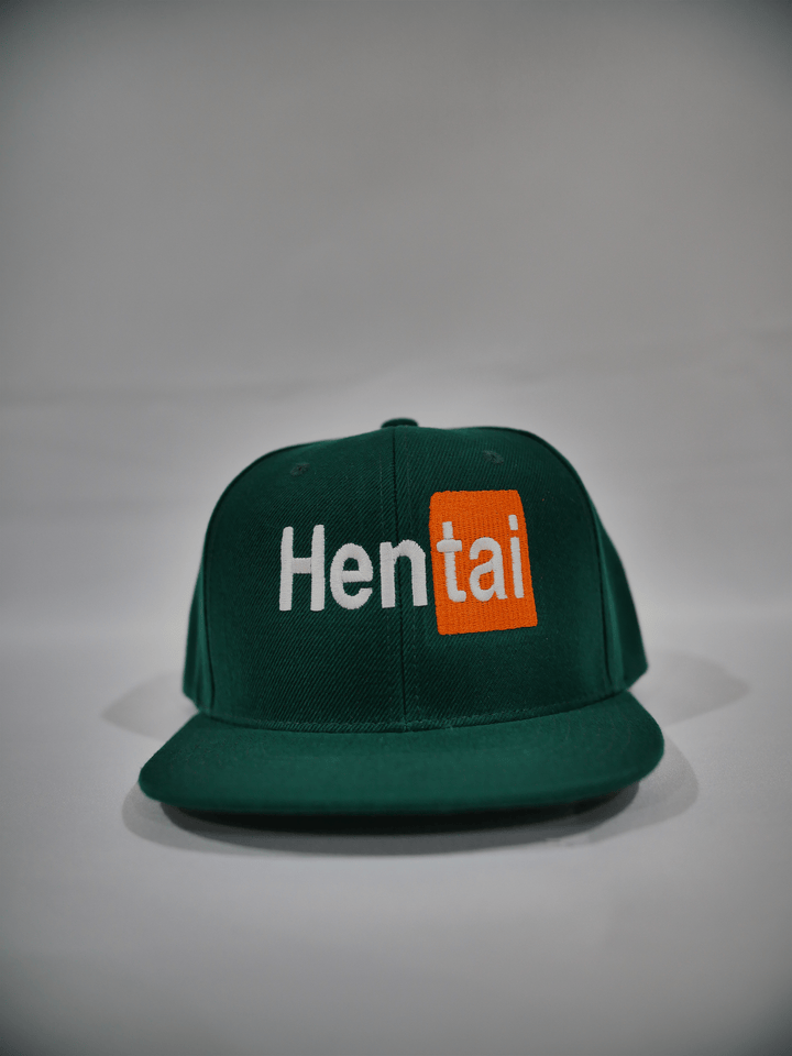 PixelThat Hats Green Hentai Snapback Hat