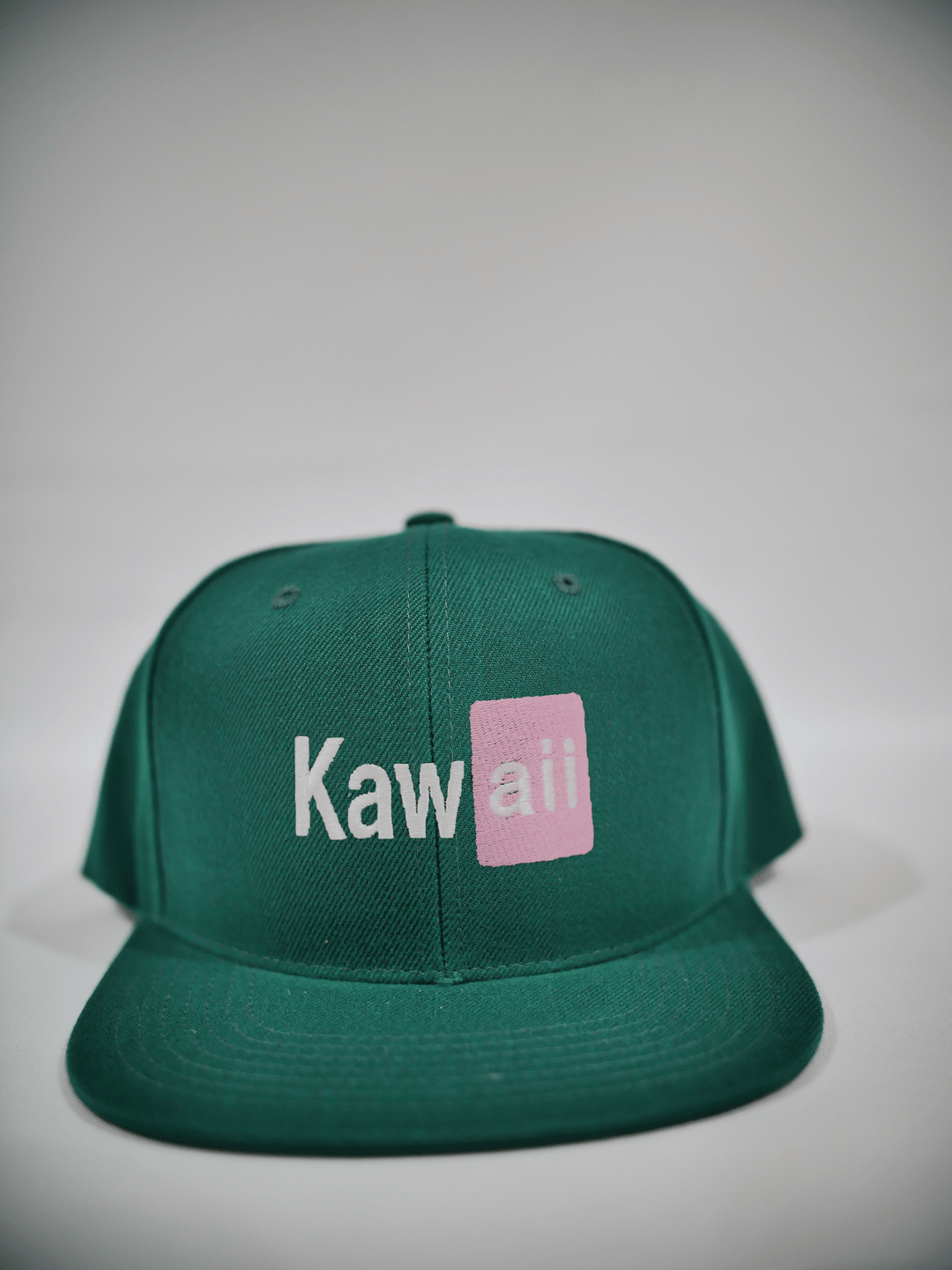 PixelThat Hats Green Kawaii Snapback Hat