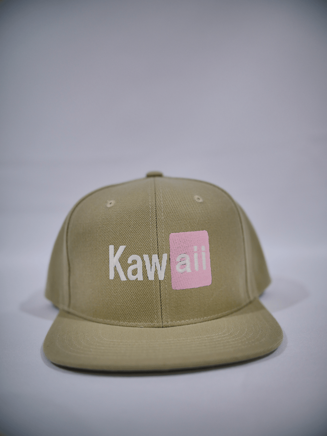 PixelThat Hats Tan Kawaii Snapback Hat